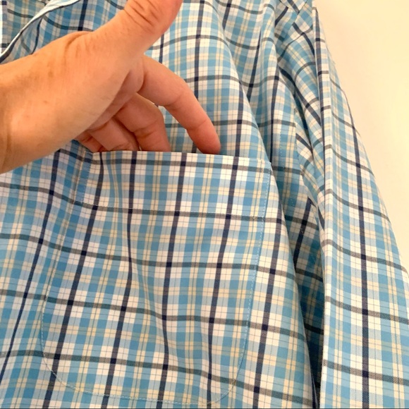 Peter Millar Long Sleeve Button Down Shirt Size Large - Picture 7 of 9